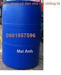 phuy nhựa cũ làm nhà nổi