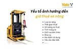 Dịch vụ cho thuê xe nâng uy tín, giá cạnh tranh