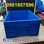 Thùng nhựa đặc, thùng nhựa công nghiệp, thùng nhựa, thùng nhựa B8