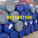 Phuy nhựa nắp kín, thùng phuy 220 lít nắp kín, phuy nhựa nắp nhỏ