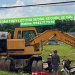 Nhớt 10, Dầu thủy lực AW68 cho Xe Cuốc, Xe Đào, Xe Nâng, Xe Công Trình.