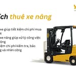 Tìm hiểu bảng giá thuê xe nâng chất lượng cao