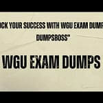 DumpsBoss WGU Exam Dumps Study Tools for Your Success