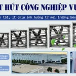 Lợi ích của quạt hút công nghiệp
