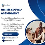 NMIMS Solved Assignments 2024 – Get Expert Academic Help from Solve Zone