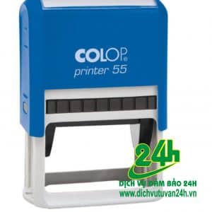 Hop dau tu dong Colop Printer 55 xanh 300x300