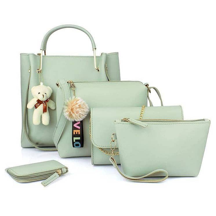 light green qaafa handbag set of manual yuvaflowers lgqaafa default title