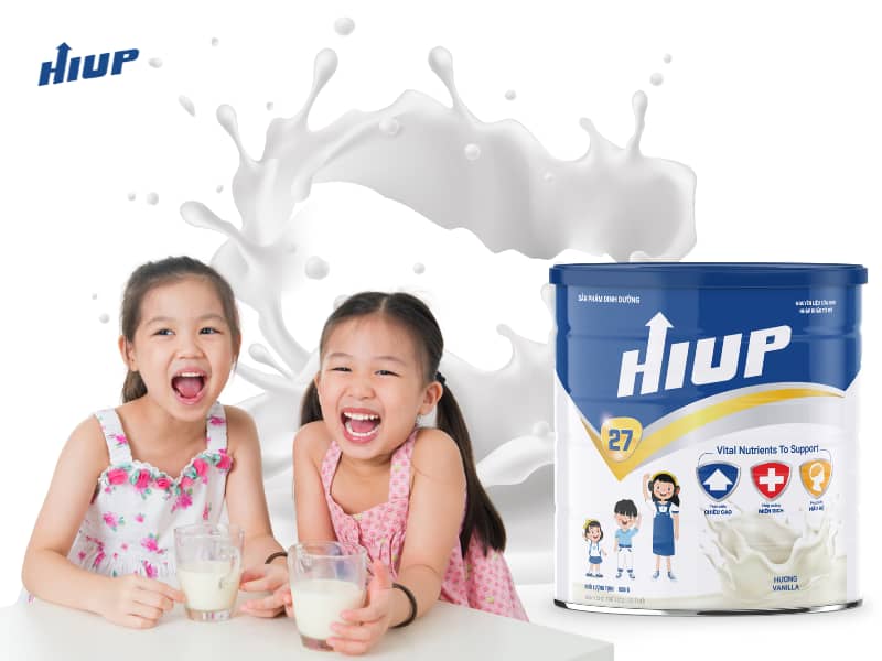 Sữa non, DHA, chất xơ trong sữa HIUP giúp tăng cường miễn dịch, tiêu hóa và phát triển trí não ()