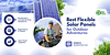 Best Flexible Solar Panels for Outdoor Adventures
