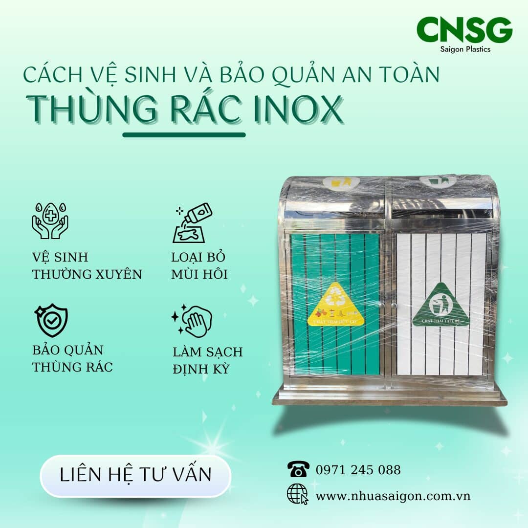 thung rac inox