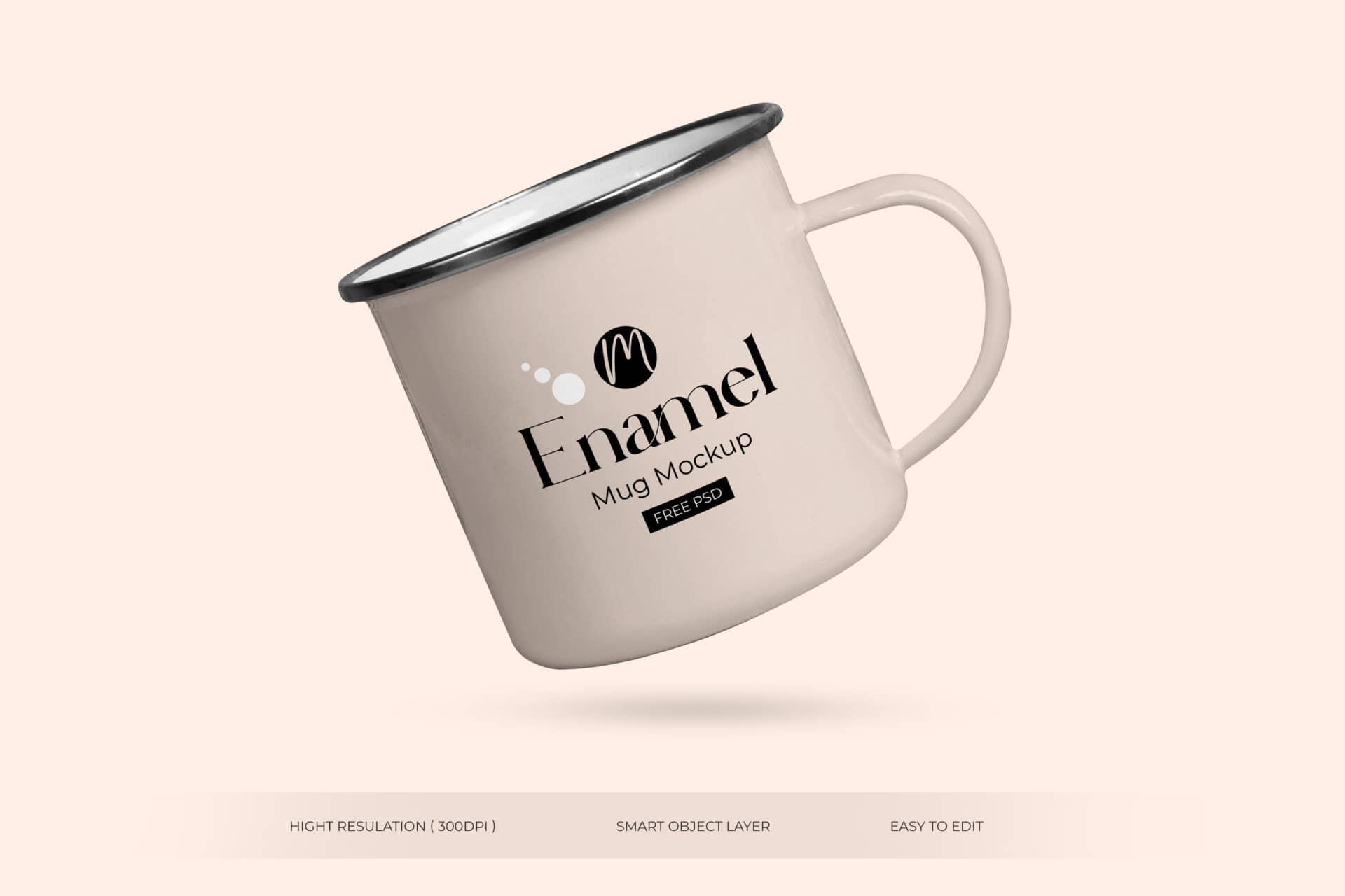 Free Enamel Mug Mockup PSD Download1