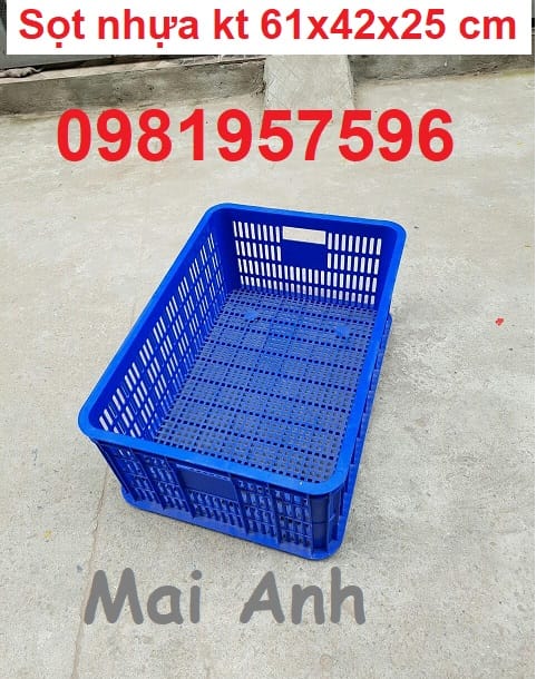 sọt nhựa cao 25 cm