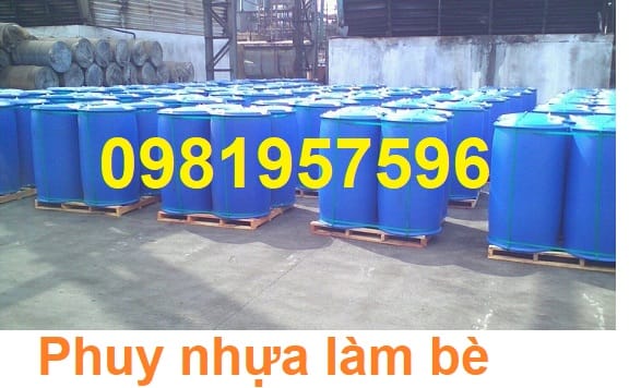 Phuy nhựa làm nhà nổi chống lũ9