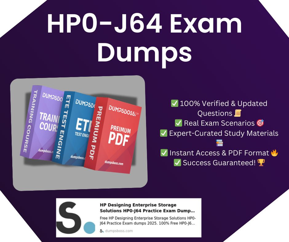 How to Pass HP0-J64 Exam Dumps the Right Way with DumpsBoss