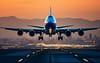 jumbo jet flying sky ()